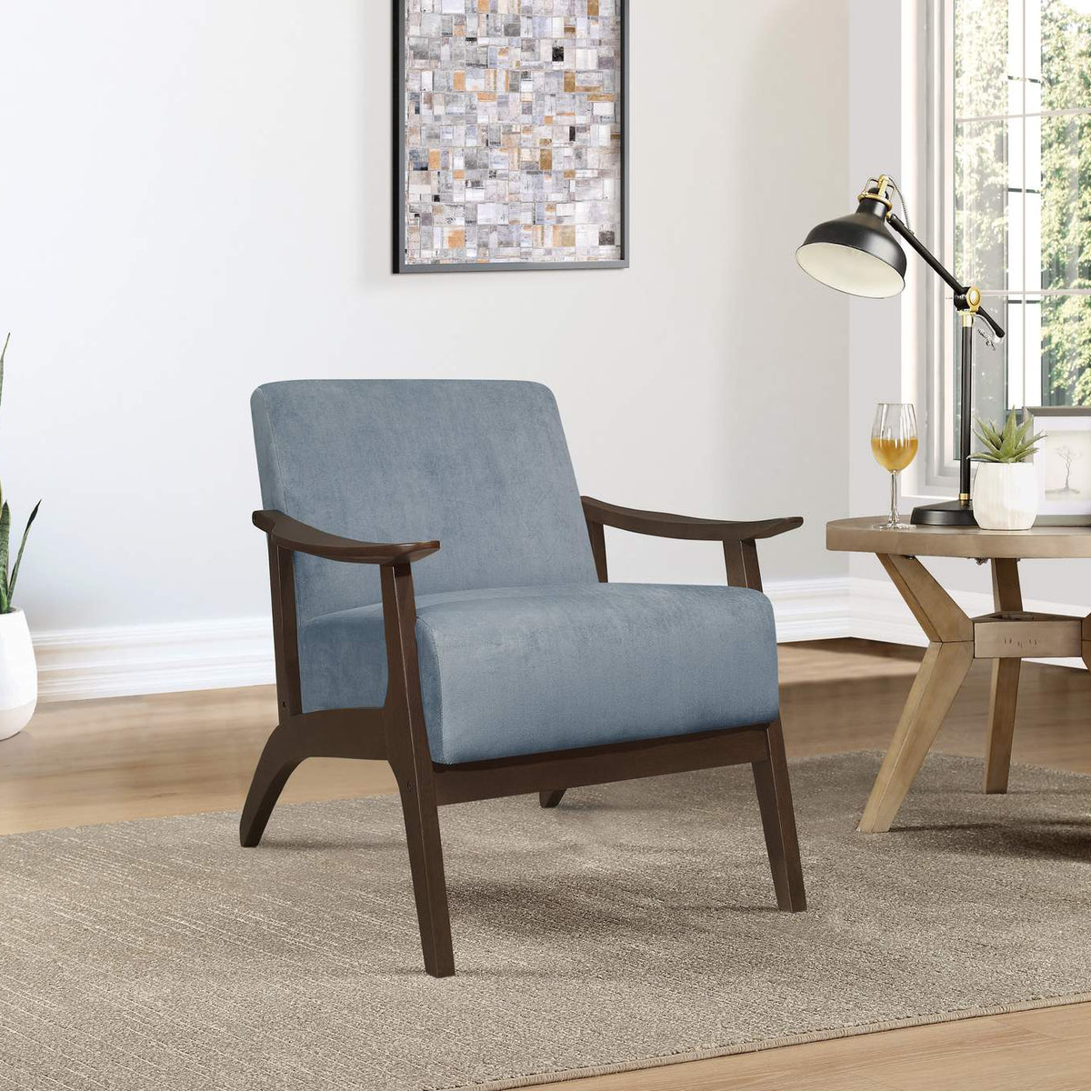 1032BGY-1 Carlson Accent Chair