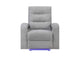 U6611-GREY_15-PR_W_LED U6611 GREY 15 POWER RECLINER WITH LED