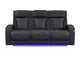 U8611-BLANCHE_CHAR-PRS_W_PHR_LED U8611 BLANCHE CHARCOAL POWER RECLINING SOFA WITH PHR AND LED
