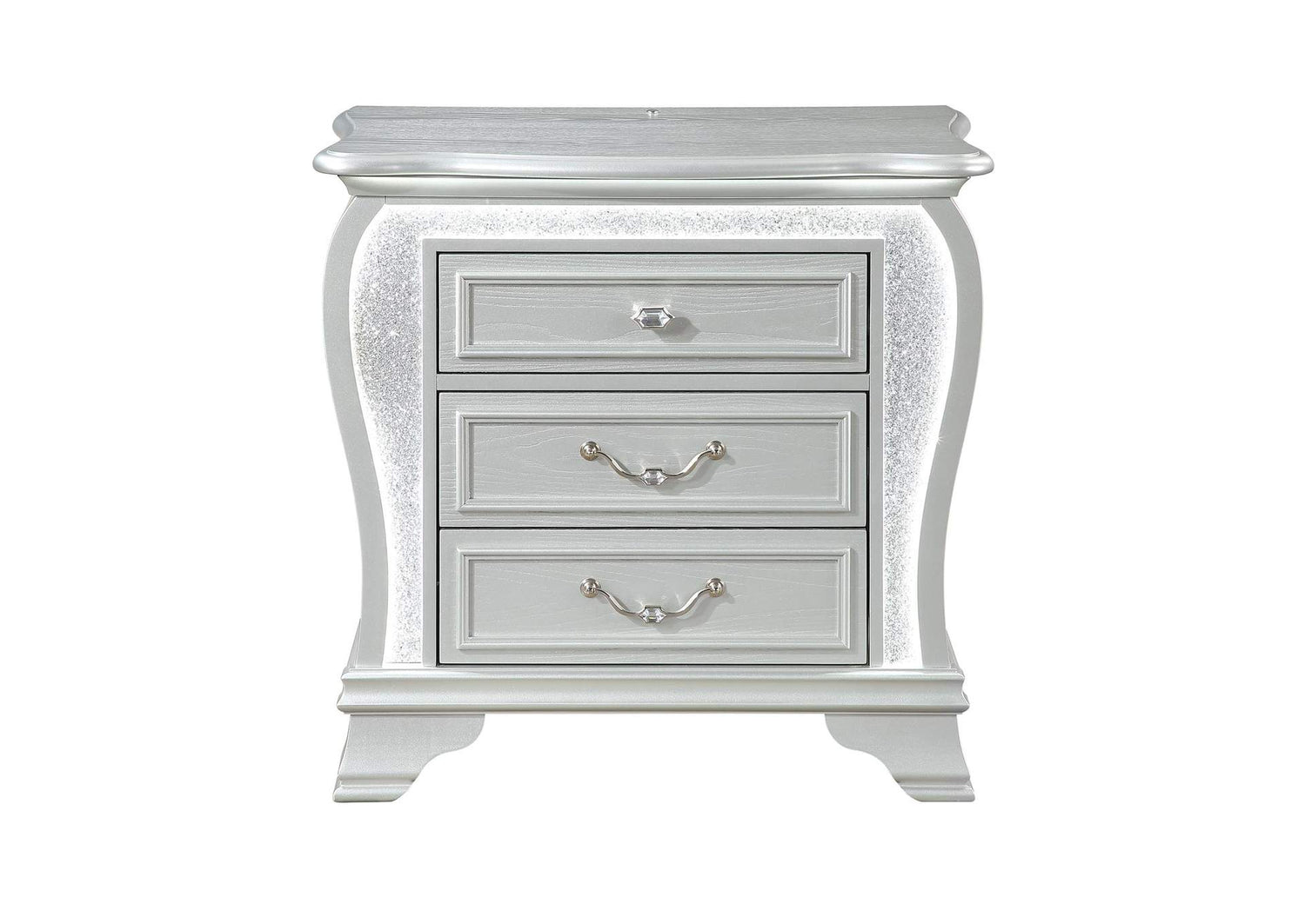 ARIA-SILVER-NS_W_LED ARIA SILVER NIGHTSTAND WITH LED