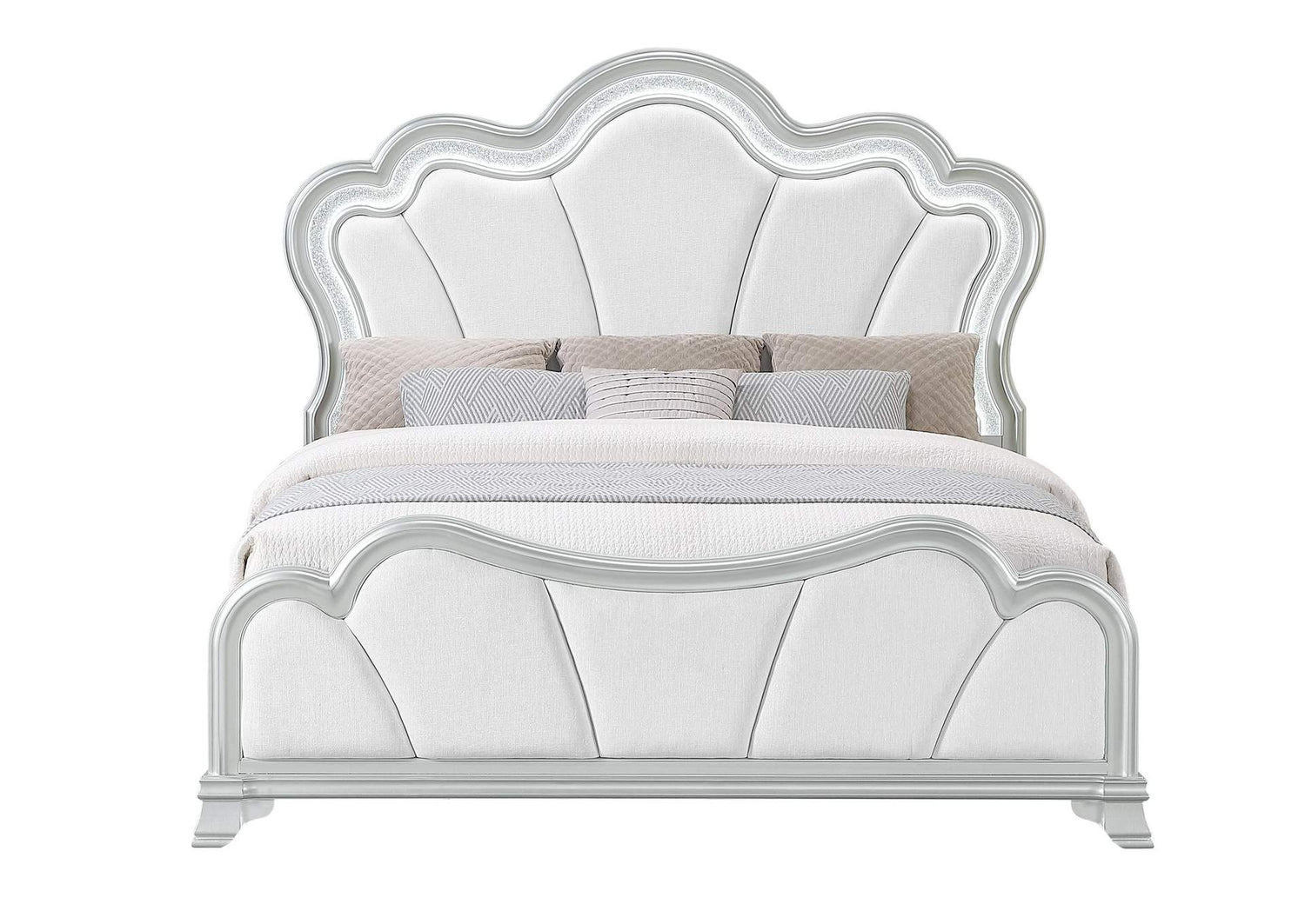 ARIA-SILVER-KB_W_LED ARIA SILVER KING BED WITH LED