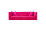 TOV-S110 Bea Hot Pink Velvet Sofa