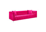 TOV-S110 Bea Hot Pink Velvet Sofa