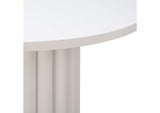 TOV-D44174 Kali 55 Inch White Round Dining Table