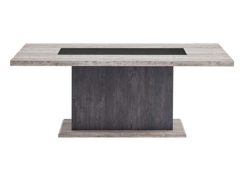 D8030DT D8030 DINING TABLE WITH STORAGE DRAWERS AND STORAGE DOOR