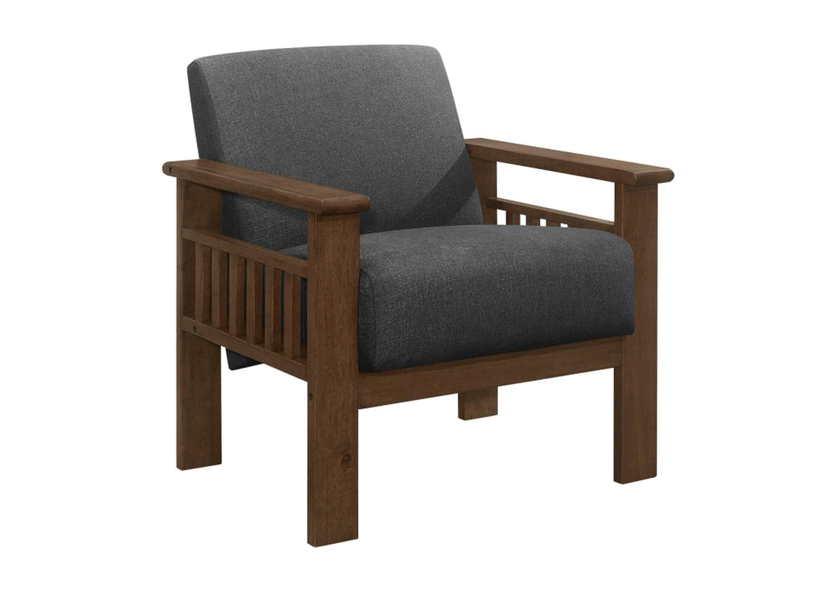 1048DG-1 Helena Accent Chair with Storage Arms