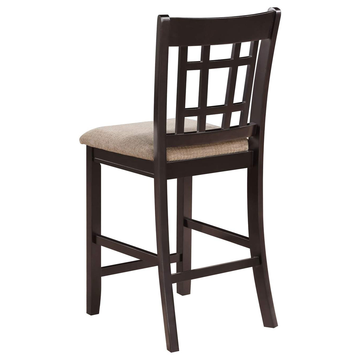 105279 Lavon Wood Counter Height Dining Chair Tan and Espresso (Set of 2)
