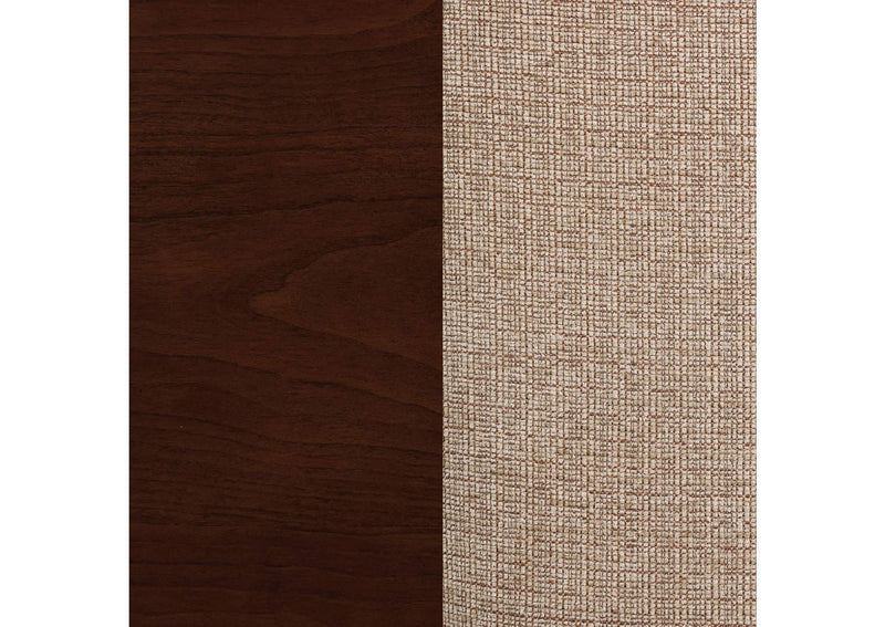 105279 Lavon Wood Counter Height Dining Chair Tan and Espresso (Set of 2)