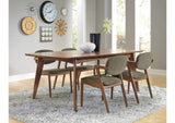 Malone 5-piece Rectangular Dining Table Set Dark Walnut