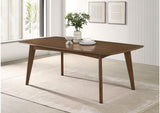 105351 Malone Rectangular 78-inch Wood Dining Table Dark Walnut