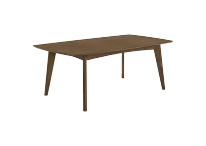 105351 Malone Rectangular 78-inch Wood Dining Table Dark Walnut