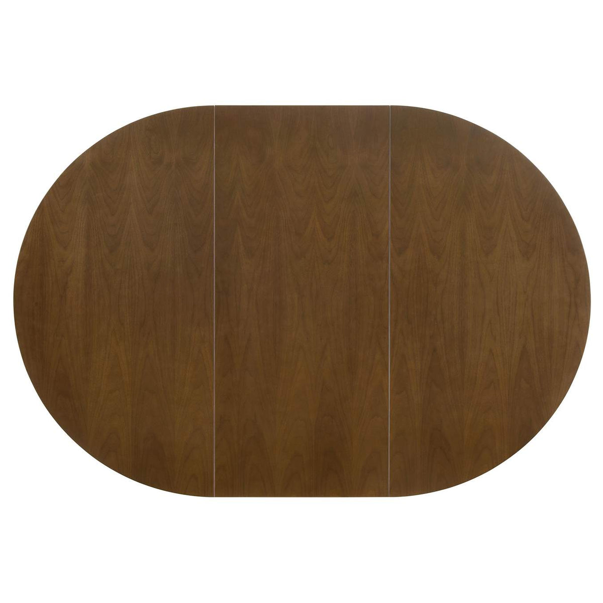 105361 Jedda Oval 60-inch Extension Leaf Dining Table Dark Walnut