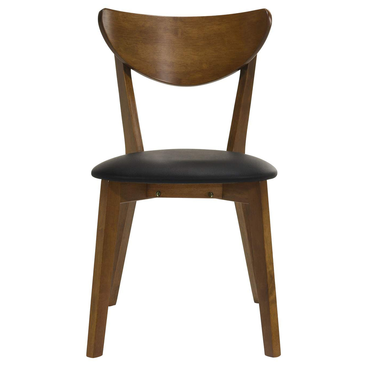 105362 Jedda Wood Dining Side Chair Dark Walnut (Set of 2)