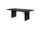 106251 Catherine Rectangular 84-inch Wood Dining Table Black