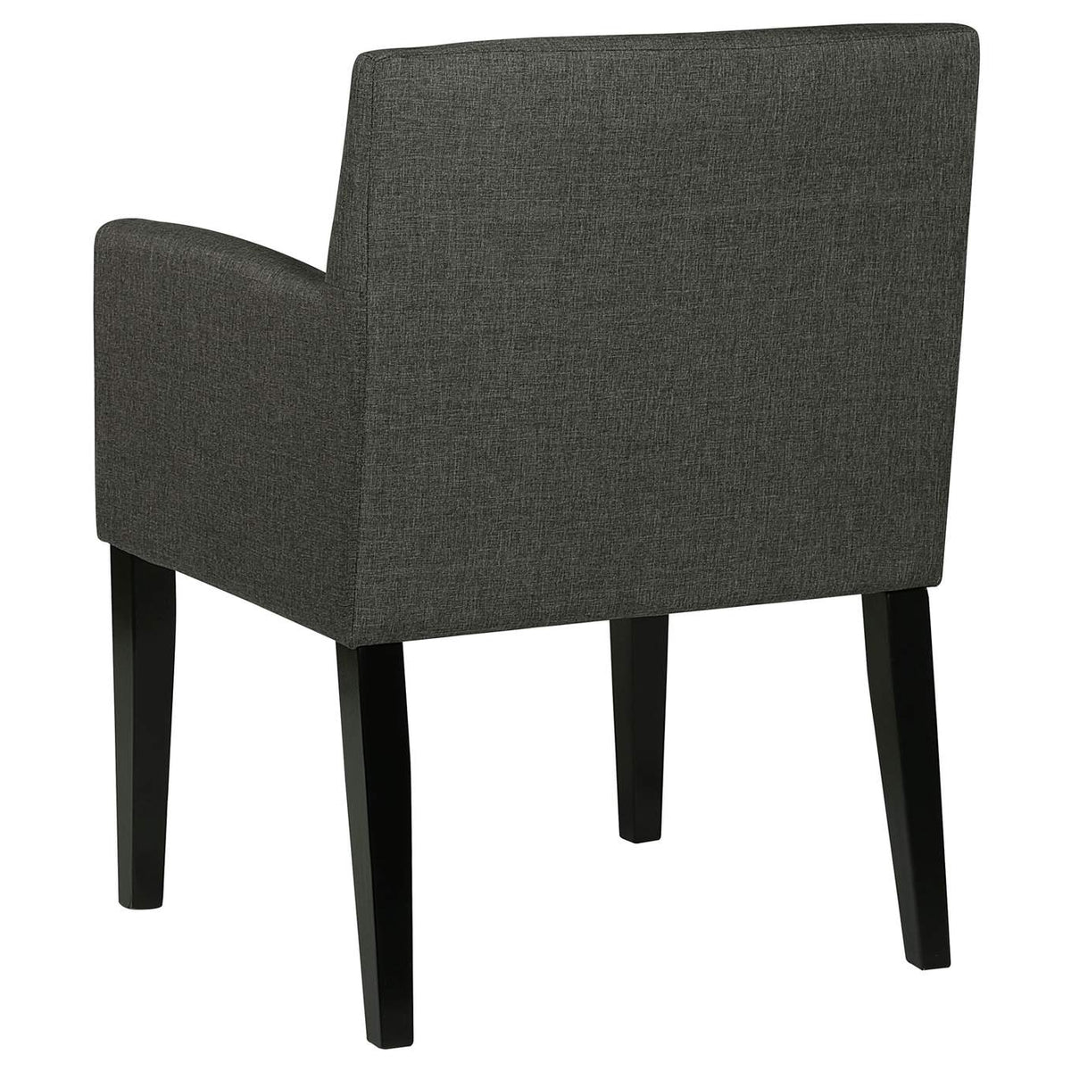 106252 Catherine Upholstered Dining Arm Chair Grey (Set of 2)