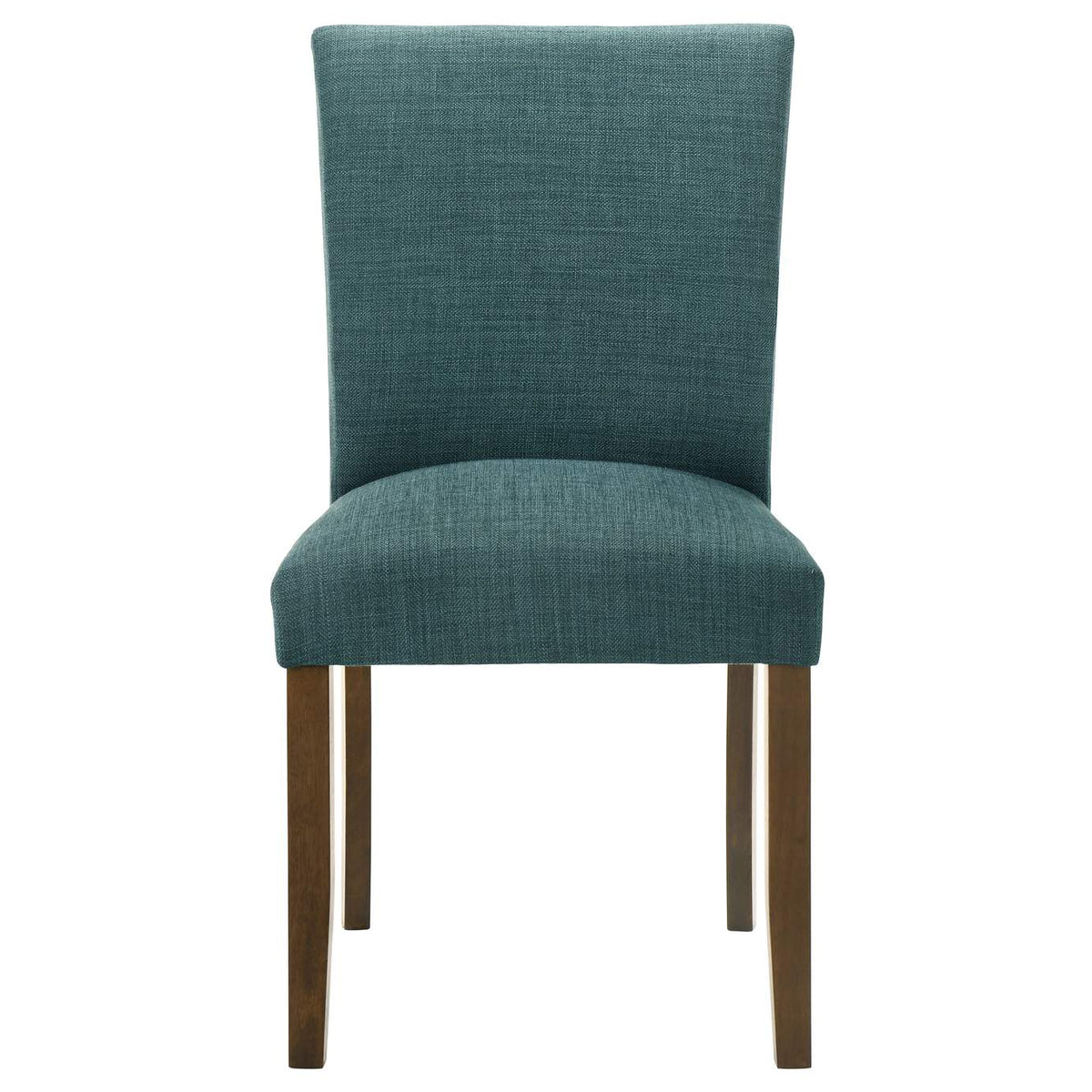 106377 Paxton Upholstered Dining Side Chair Teal Blue (Set of 2)