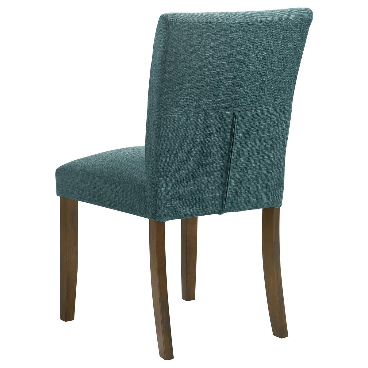106377 Paxton Upholstered Dining Side Chair Teal Blue (Set of 2)