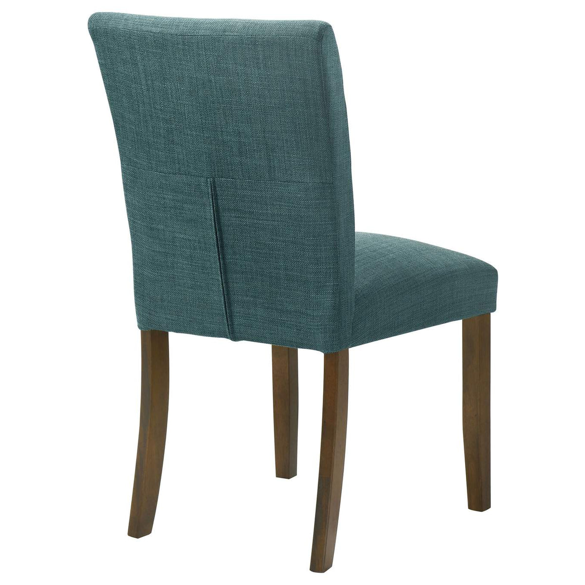 106377 Paxton Upholstered Dining Side Chair Teal Blue (Set of 2)