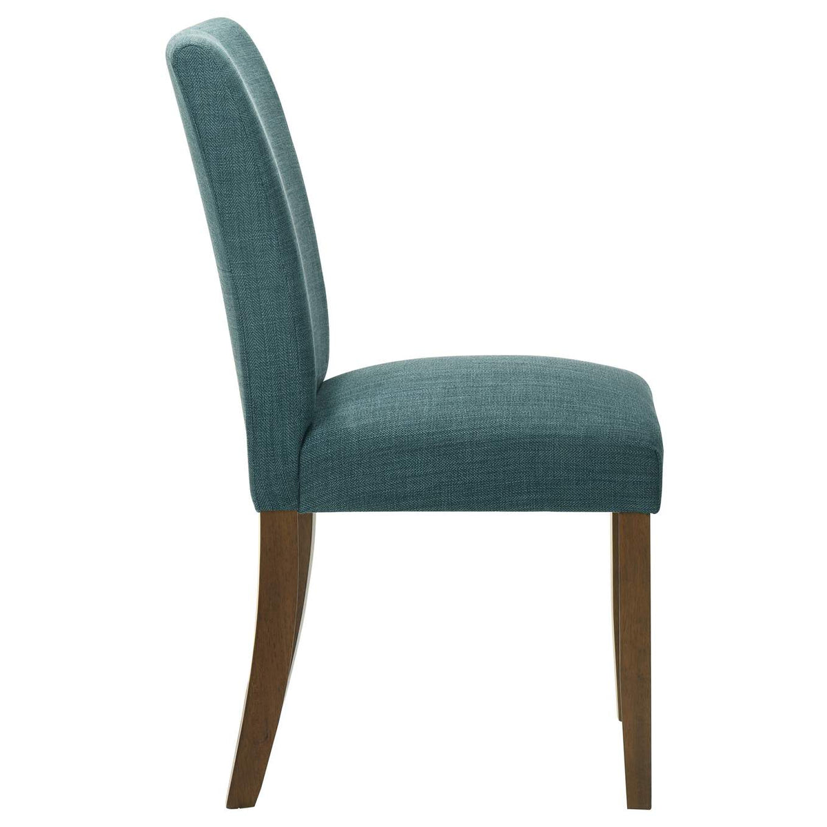 106377 Paxton Upholstered Dining Side Chair Teal Blue (Set of 2)