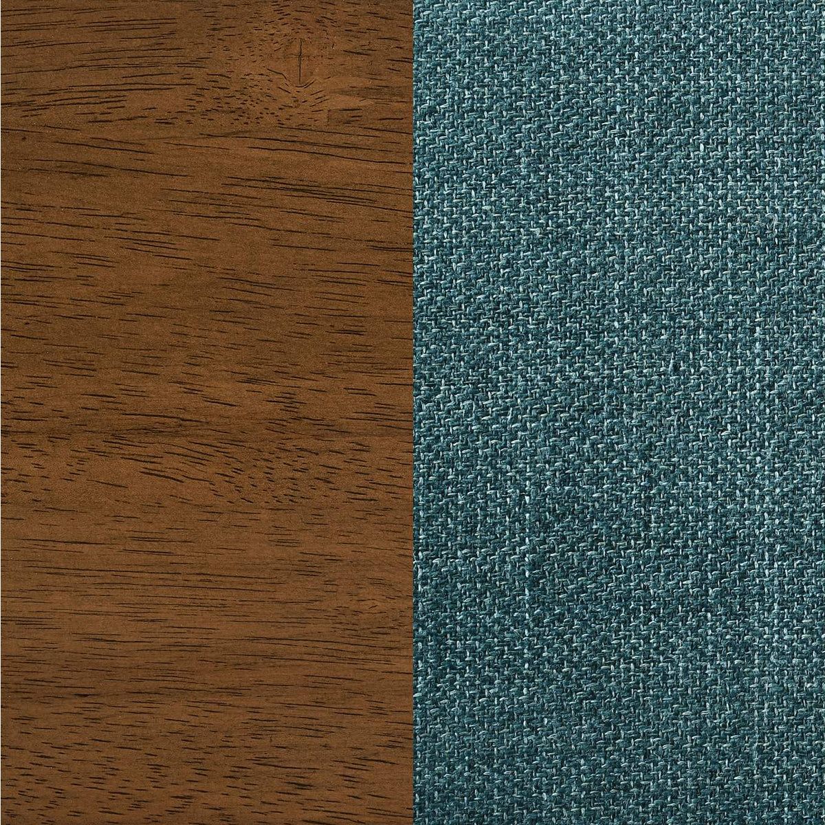 106377 Paxton Upholstered Dining Side Chair Teal Blue (Set of 2)