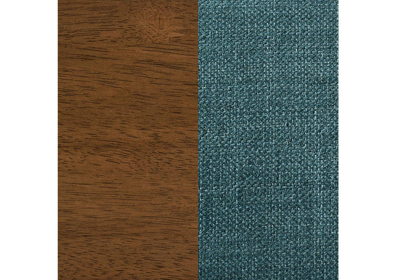 106377 Paxton Upholstered Dining Side Chair Teal Blue (Set of 2)
