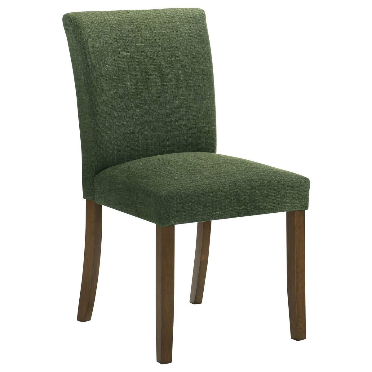 106378 Paxton Upholstered Dining Side Chair Green (Set of 2)