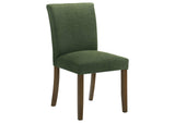 106378 Paxton Upholstered Dining Side Chair Green (Set of 2)