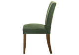 106378 Paxton Upholstered Dining Side Chair Green (Set of 2)