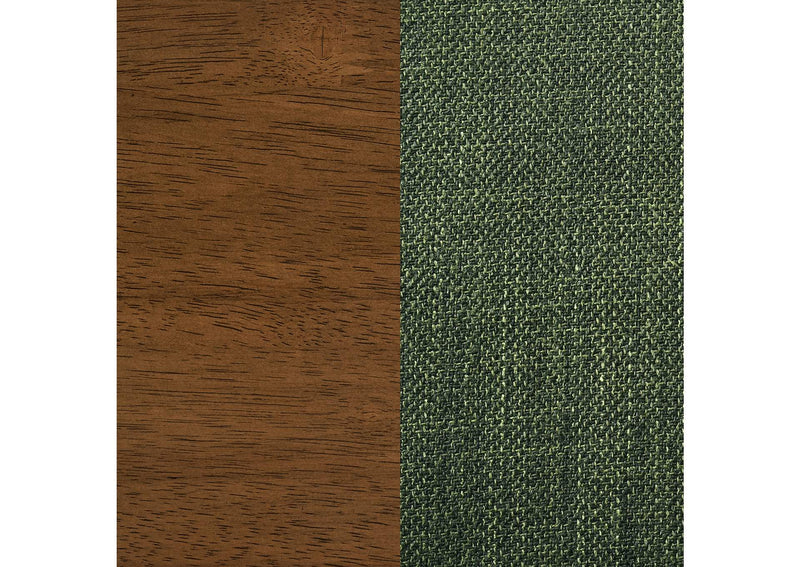 106378 Paxton Upholstered Dining Side Chair Green (Set of 2)