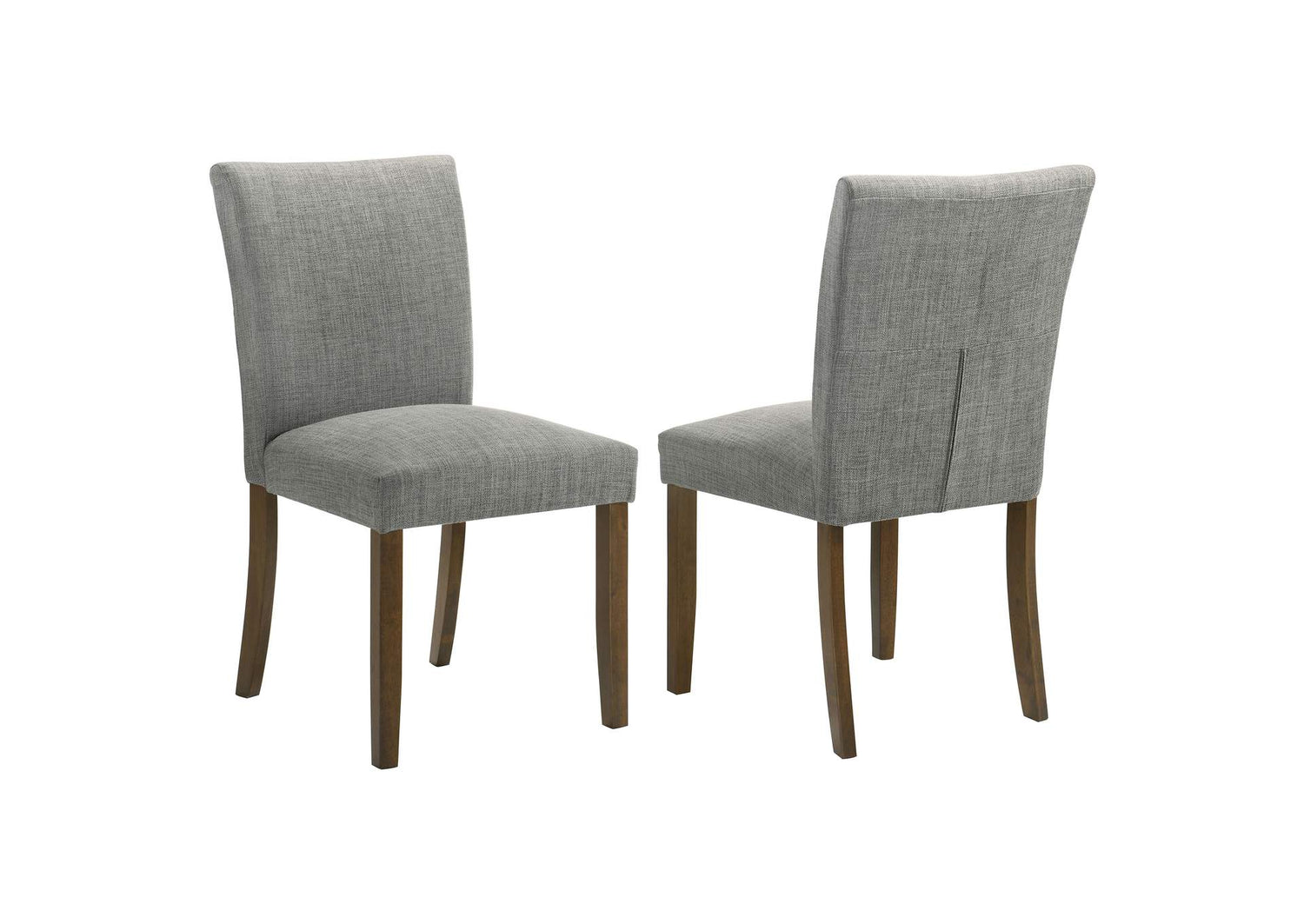 106379 Paxton Upholstered Dining Side Chair Grey (Set of 2)