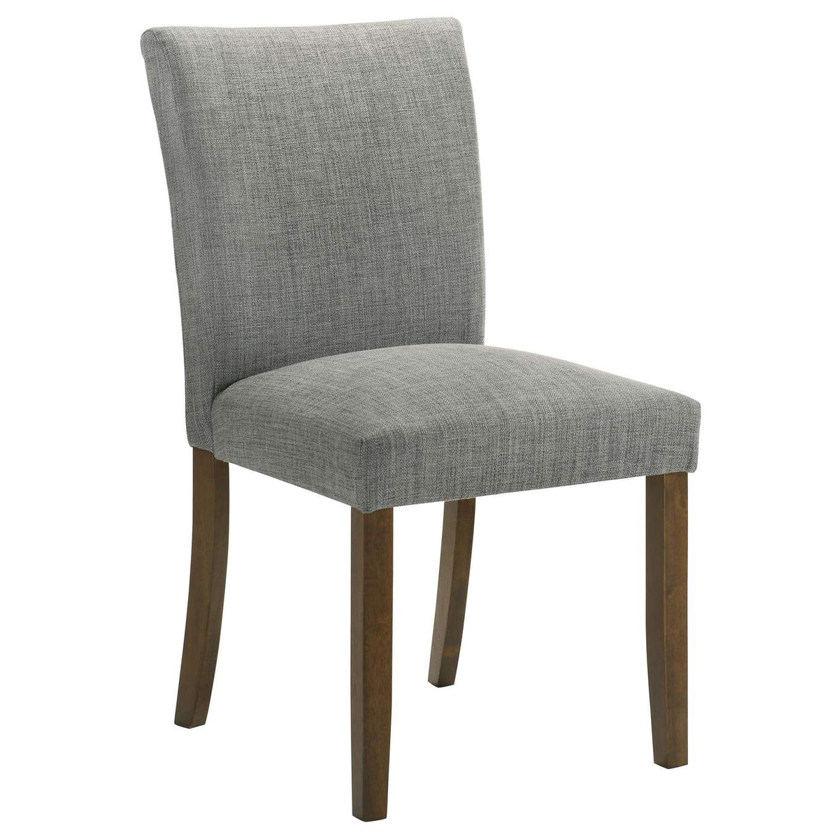 106379 Paxton Upholstered Dining Side Chair Grey (Set of 2)