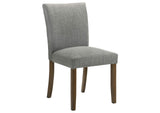 106379 Paxton Upholstered Dining Side Chair Grey (Set of 2)
