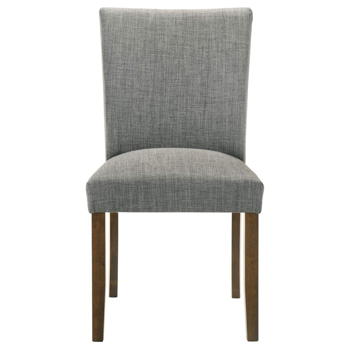 106379 Paxton Upholstered Dining Side Chair Grey (Set of 2)
