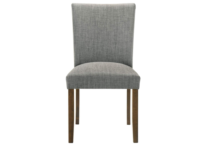 106379 Paxton Upholstered Dining Side Chair Grey (Set of 2)