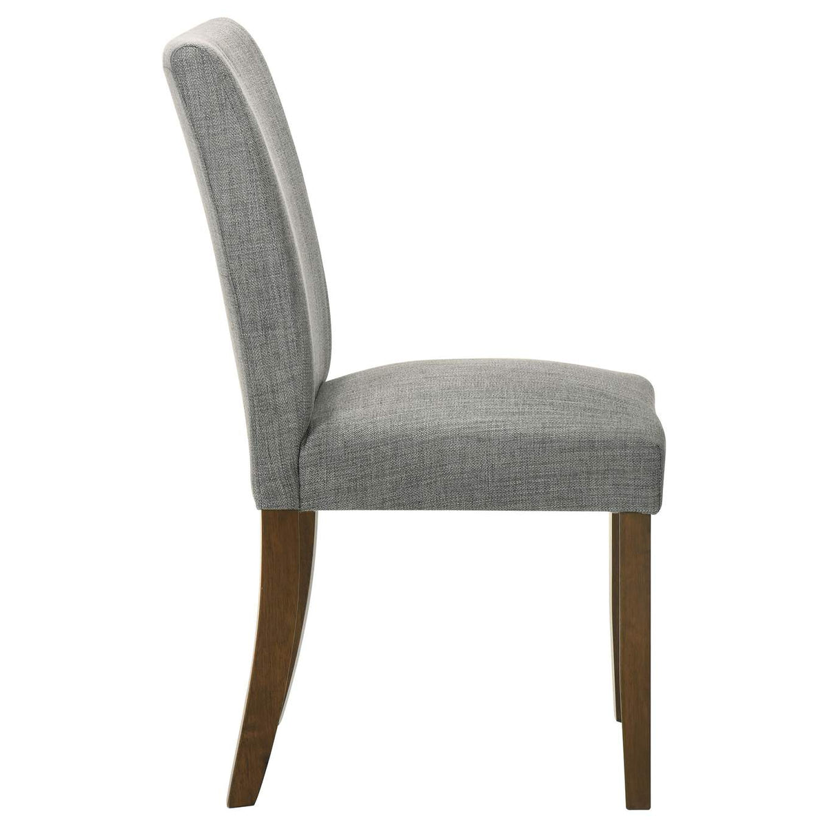 106379 Paxton Upholstered Dining Side Chair Grey (Set of 2)