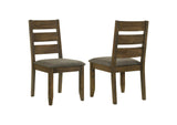 106382 Alston Wood Dining Side Chair Knotty Nutmeg (Set of 2)