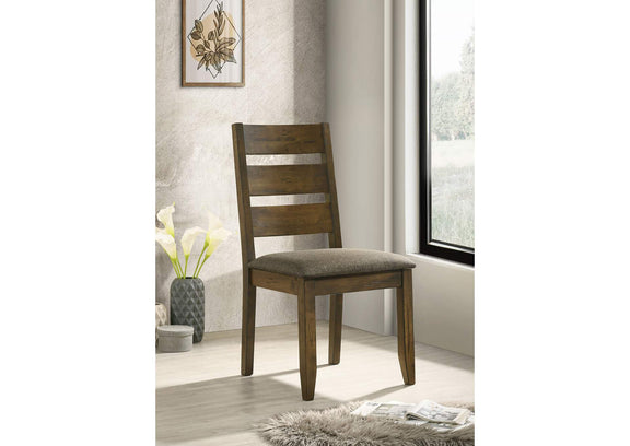 106382 Alston Wood Dining Side Chair Knotty Nutmeg (Set of 2)