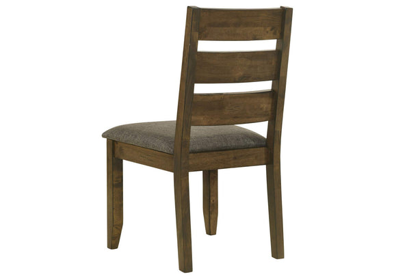 106382 Alston Wood Dining Side Chair Knotty Nutmeg (Set of 2)