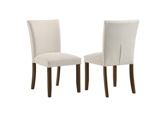 106412 Paxton Upholstered Dining Side Chair Beige (Set of 2)