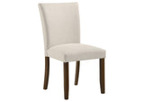 106412 Paxton Upholstered Dining Side Chair Beige (Set of 2)