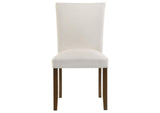 106412 Paxton Upholstered Dining Side Chair Beige (Set of 2)