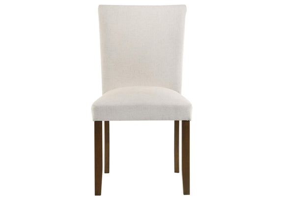 106412 Paxton Upholstered Dining Side Chair Beige (Set of 2)