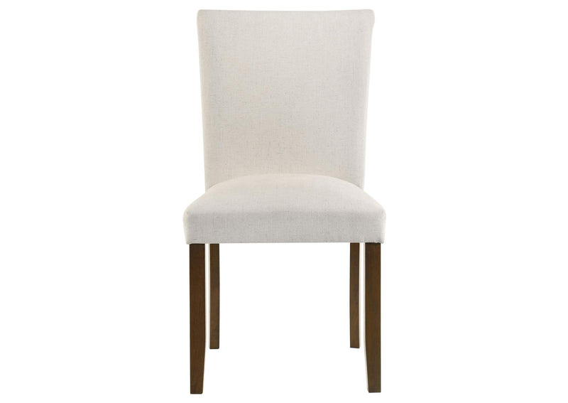 106412 Paxton Upholstered Dining Side Chair Beige (Set of 2)