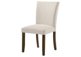 106412 Paxton Upholstered Dining Side Chair Beige (Set of 2)