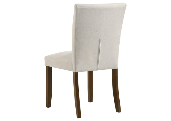 106412 Paxton Upholstered Dining Side Chair Beige (Set of 2)