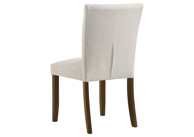 106412 Paxton Upholstered Dining Side Chair Beige (Set of 2)