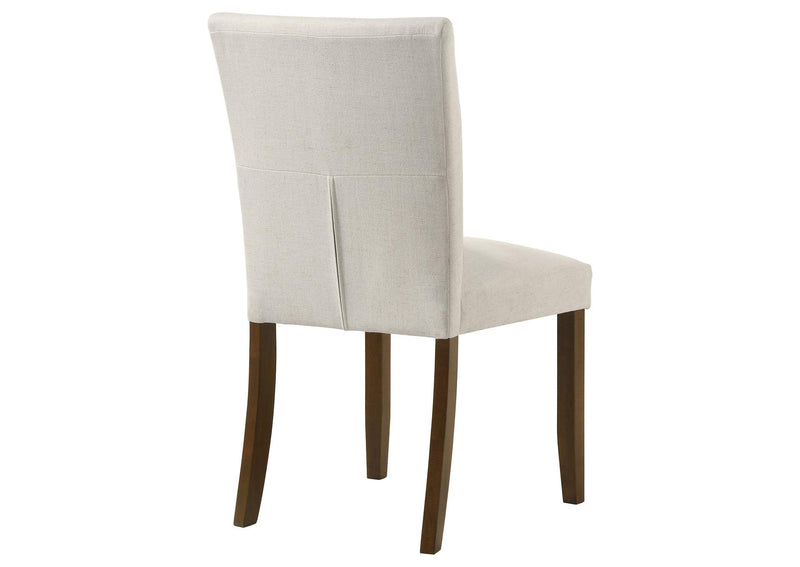 106412 Paxton Upholstered Dining Side Chair Beige (Set of 2)