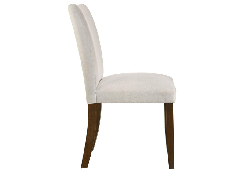 106412 Paxton Upholstered Dining Side Chair Beige (Set of 2)