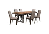 106581-S7G Spring Creek 7-piece Rectangular Dining Table Set Taupe