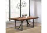 106581 Spring Creek 77-inch Extension Dining Table Natural Walnut